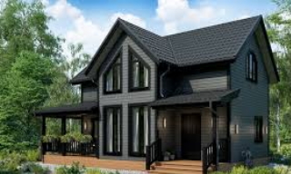 Проекты каркасных домов с террасой от 3646 рублей | Строй-Ксн